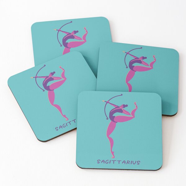Item preview, Sagittarius Pink with lettering designed and sold by UVAART.