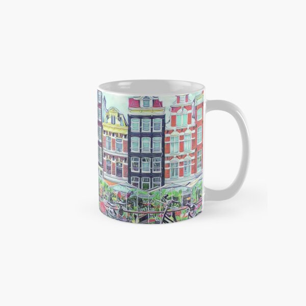Item preview, Amsterdam Row Houses, Sketch designed and sold by JEJ Visual Art.