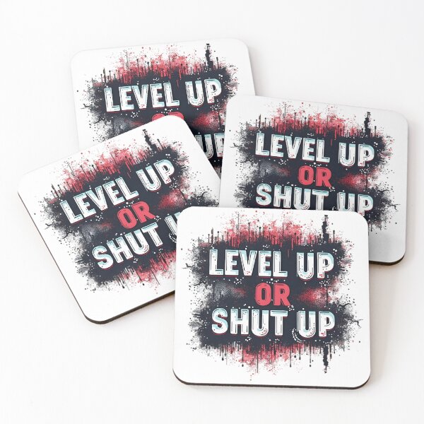 Item preview, levelup or shuutup designed and sold by Ismartista.
