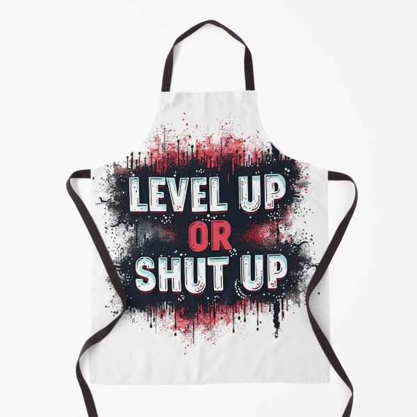 Item preview, levelup or shuutup designed and sold by Ismartista.
