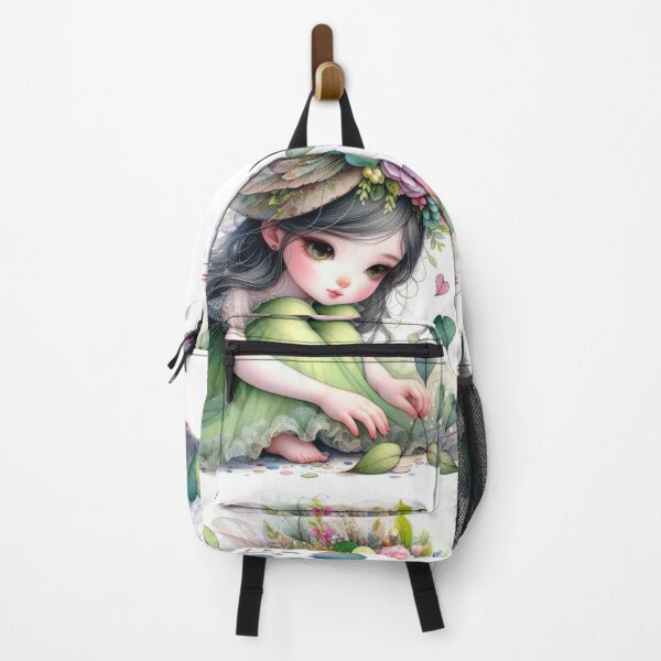 Item preview, Graceful Girl Dancing with Autumn Leaves designed and sold by ideandesign.