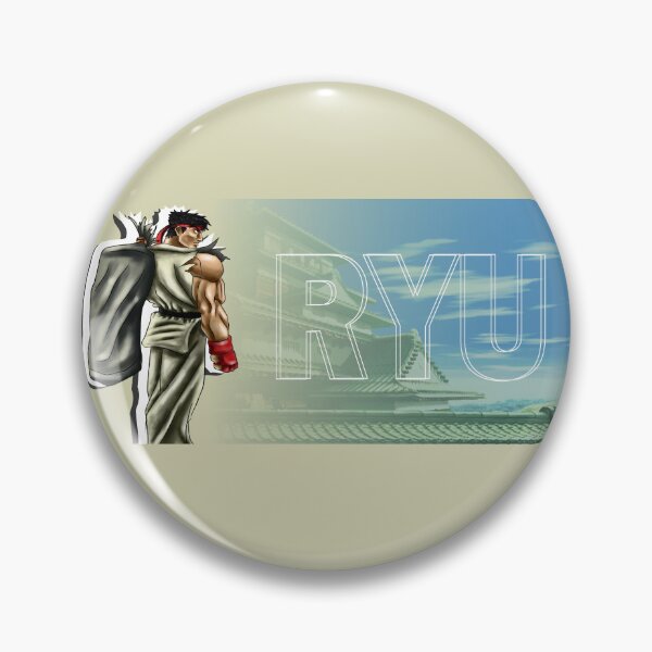 Item preview, RYU 3rd STRIKE: Dynamic Martial Artist with Classic Temple Backdrop - Mouse pad, Mugs, Puzzle designed and sold by MechanicalART.