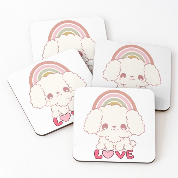 Item preview, adorable white puppy designed and sold by funwithstickers.