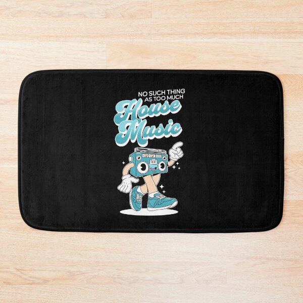 Item preview, HOUSE MUSIC  - Never Too Much (White/Blue)  designed and sold by Discothreadz.