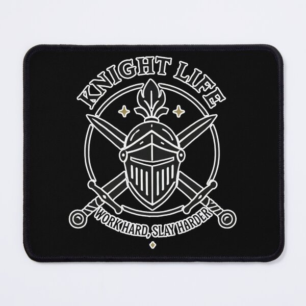 Item preview, Knight Life: Work Hard, Slay Harder designed and sold by Medievalists.net.