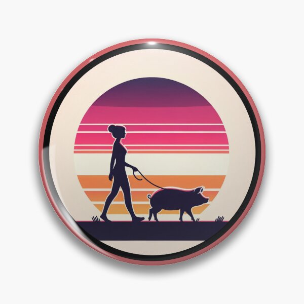 Item preview, Pig Walking Silhouette designed and sold by Porosenok.