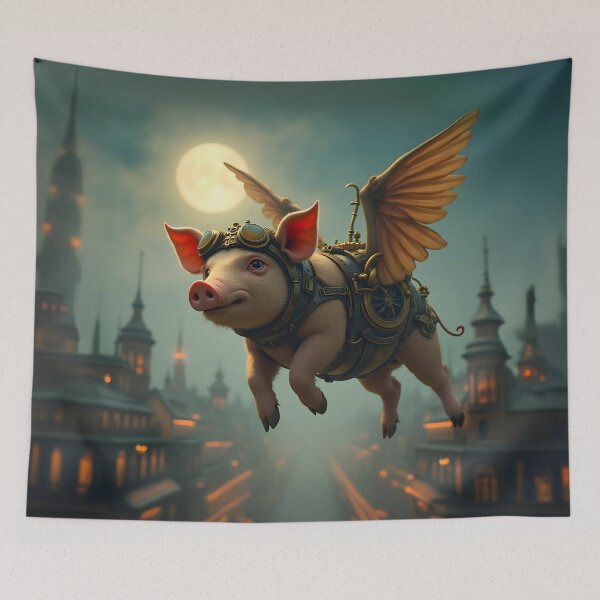 Item preview, When Pigs Fly designed and sold by PictureNZ.