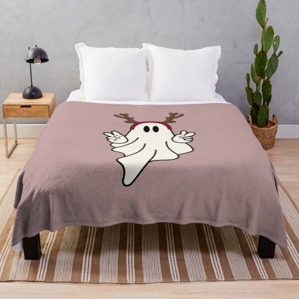 Item preview, Christmas spirit ghost with deer headband designed and sold by Fatamimosh.