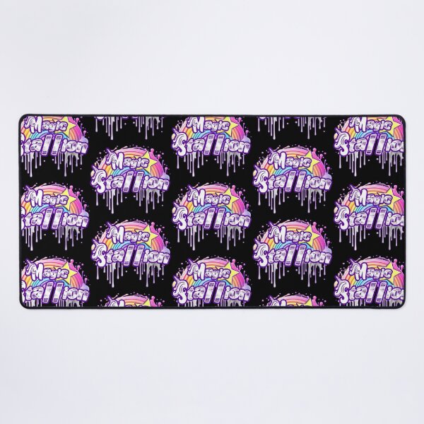 Item preview, MAGIC STALLION - RAINBOW SPACE DUST (BLACK) designed and sold by Dolls X Beauty.