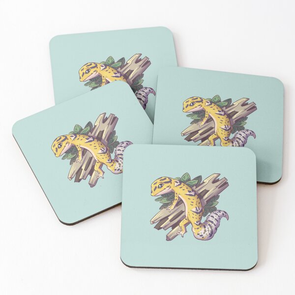 Item preview, Leopard Gecko Cartoon Illustration designed and sold by maidacervania.
