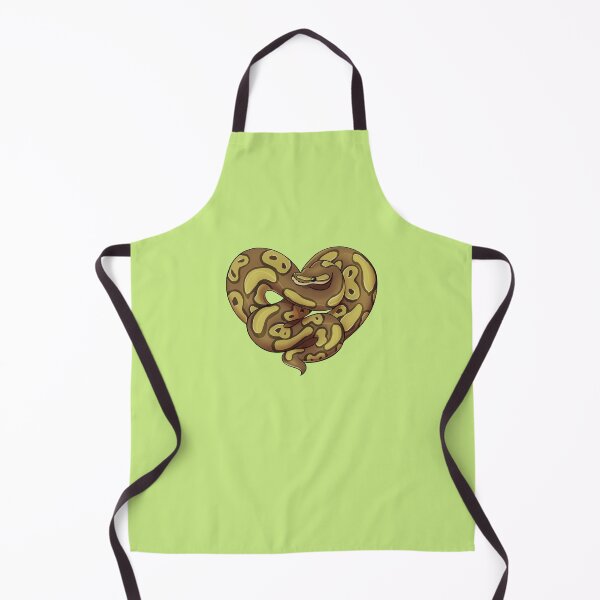 Item preview, Ball Python Snake Heart Cartoon Illustration designed and sold by maidacervania.