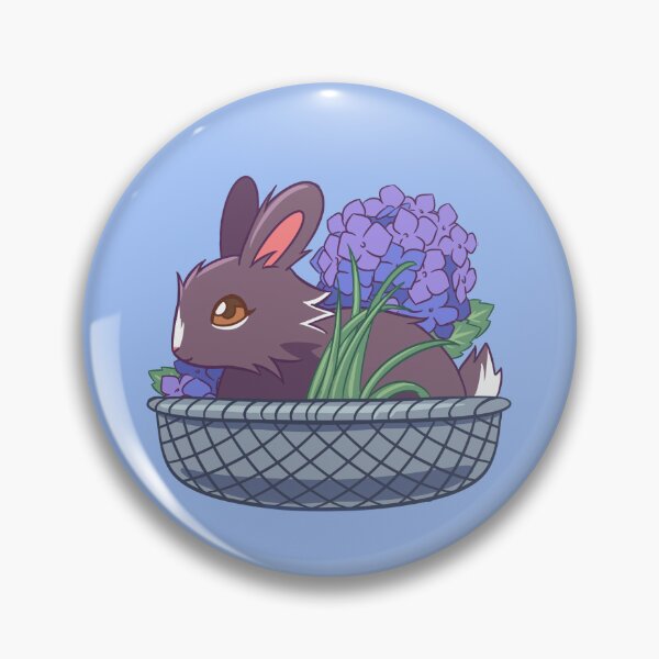 Item preview, Hydrangea Easter Bunny Basket designed and sold by maidacervania.