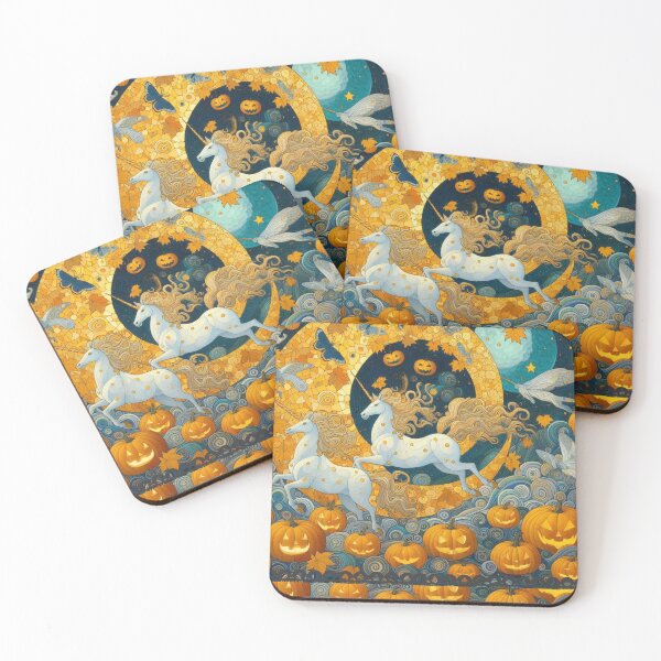Item preview, Unicorns, halloween and pumpkins designed and sold by Edgot Emily Dimov-Gottshall.