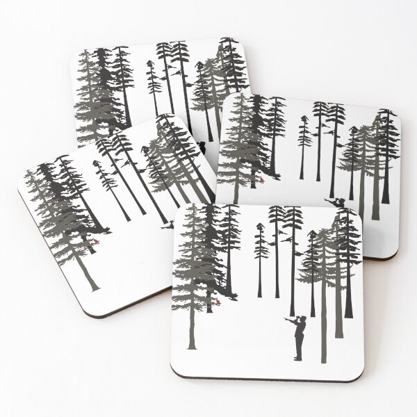 Item preview, LIspe Bird Watching in Tall Pine Trees designed and sold by Lispe-Designs.