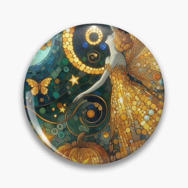 Artikelvorschau, Gustave Klimt inspirierte Halloween-Fee entworfen und verkauft von Edgot Emily Dimov-Gottshall.