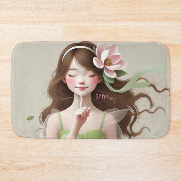 Item preview, Whispering Girl, Shhh... designed and sold by ideandesign.