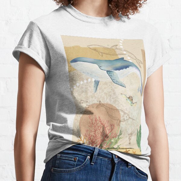 Item preview, Humpback whale and ocean friends designed and sold by EmilyRuysArt.