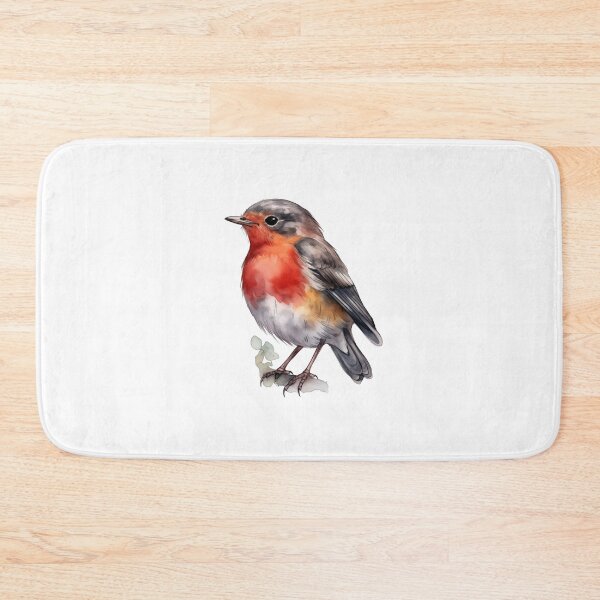 Item preview, Watercolor Robin Bird  designed and sold by PandaKunst.