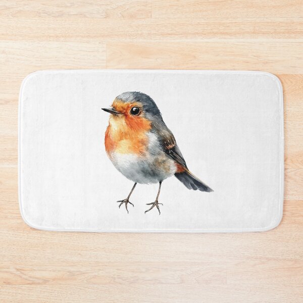 Item preview, Watercolor Robin Bird  designed and sold by PandaKunst.