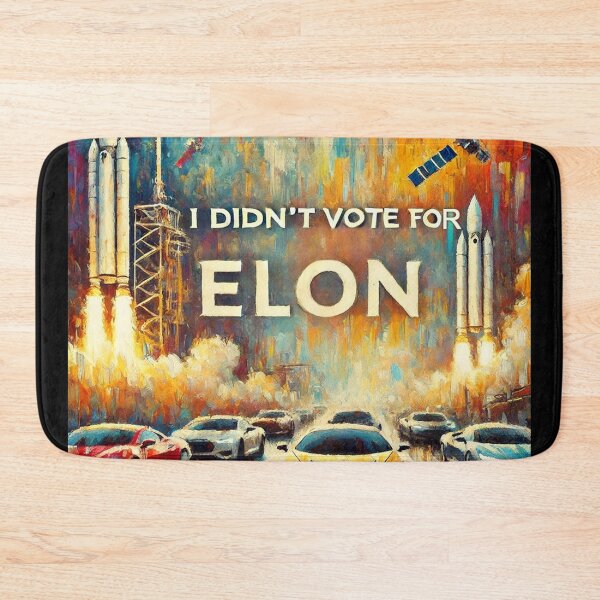 Item preview, I Didn't Vote for Elon - Impressionistic Art designed and sold by MySheetMusicArt.