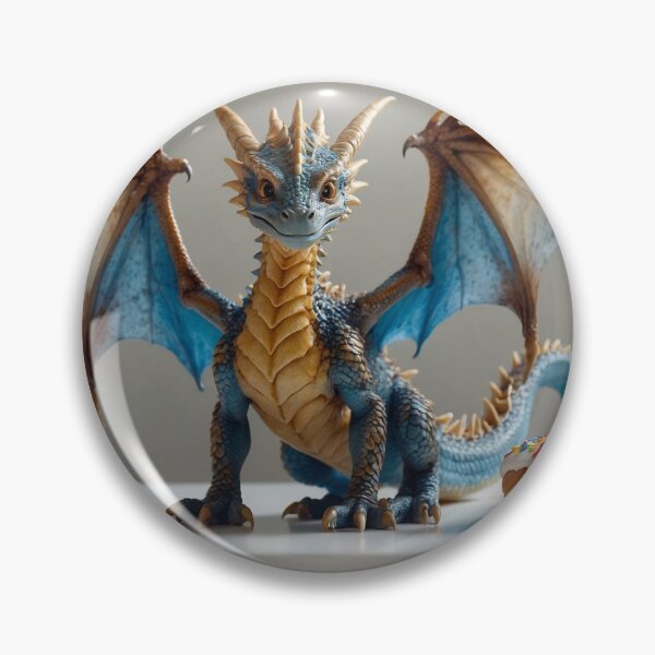 Item preview, Cute Baby Dragon and Doughnut designed and sold by CuteopiaGallery.