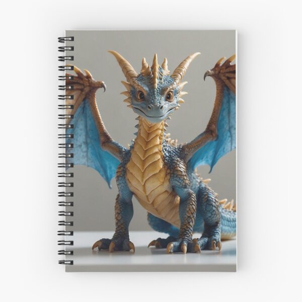Item preview, Cute Baby Dragon and Doughnut designed and sold by CuteopiaGallery.