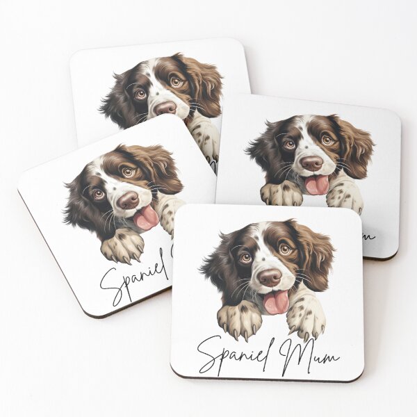 Item preview, Cute Peeking English Springer Spaniel Mum designed and sold by NicheFifty-Two.