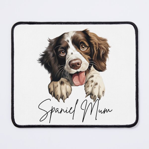 Item preview, Cute Peeking English Springer Spaniel Mum designed and sold by NicheFifty-Two.
