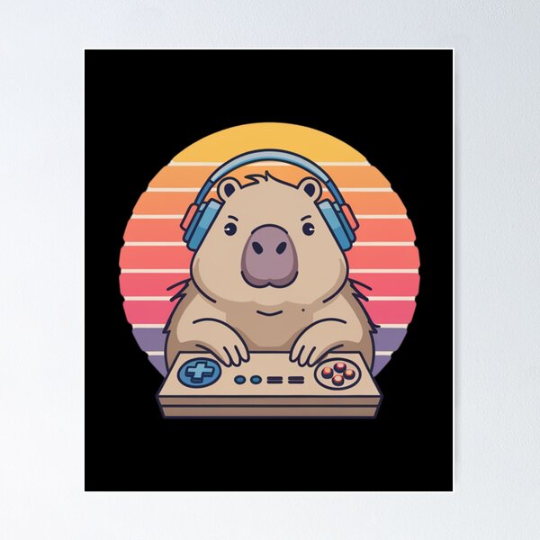 Item preview, Capybara gaming designed and sold by Mateusz Majcherek.