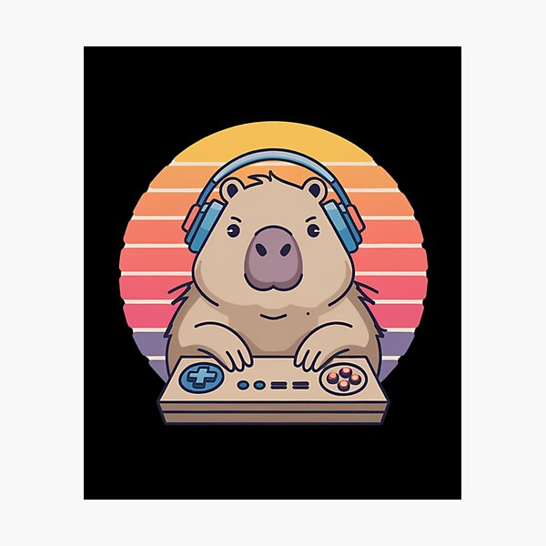 Item preview, Capybara gaming designed and sold by Mateusz Majcherek.