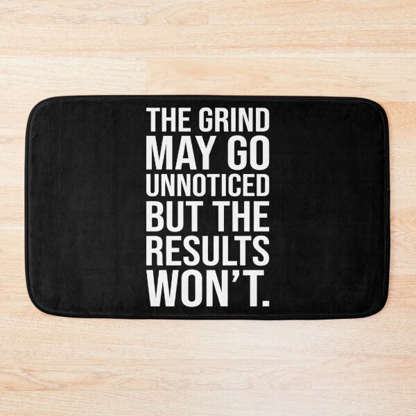 Item preview, Grind Unnoticed But Not Results - Success Motivational designed and sold by chantastical.