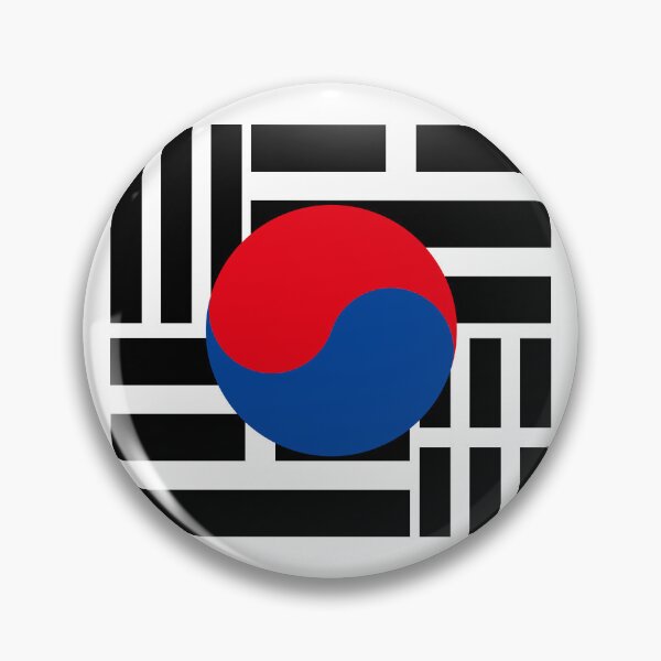 Item preview, Taegeuk & Geon-Gon-Gam-Ri Symbol in the Flag of South Korea, Taegeukgi designed and sold by x-topia.