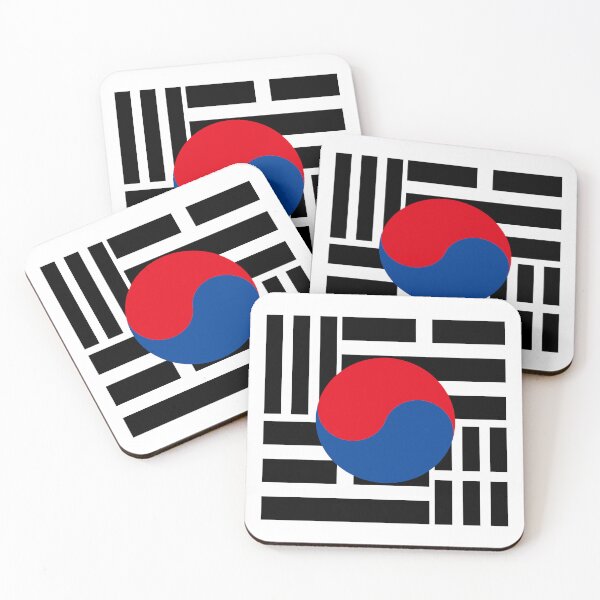 Item preview, Taegeuk & Geon-Gon-Gam-Ri Symbol in the Flag of South Korea, Taegeukgi designed and sold by x-topia.