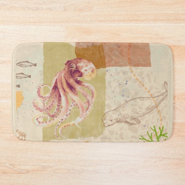 Item preview, Octopus, shark, and ocean friends  designed and sold by EmilyRuysArt.