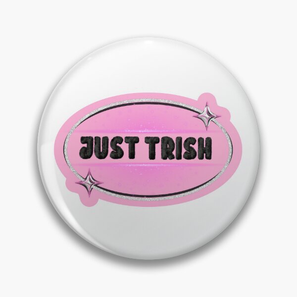Item preview, JUST TRISH, TRISHA PAYTAS, BLACK FUZZY LETTERS, GLITTER designed and sold by larissa-myrie.