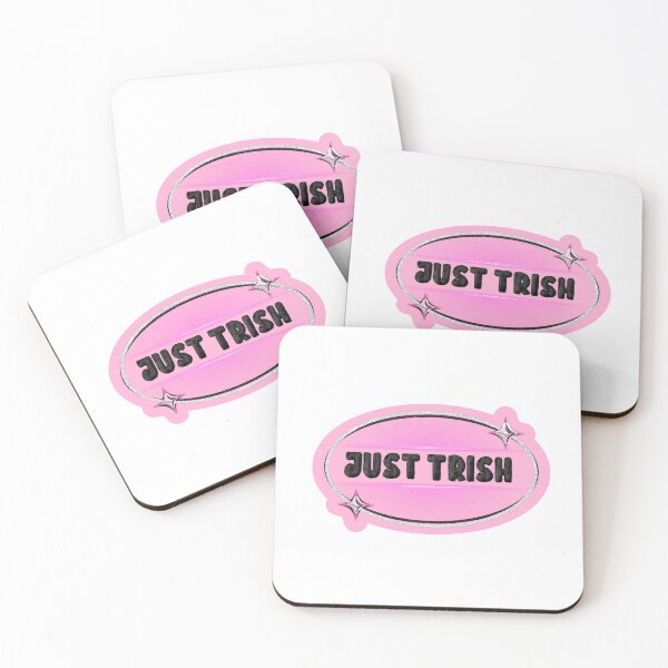 Item preview, JUST TRISH, TRISHA PAYTAS, BLACK FUZZY LETTERS, GLITTER designed and sold by larissa-myrie.