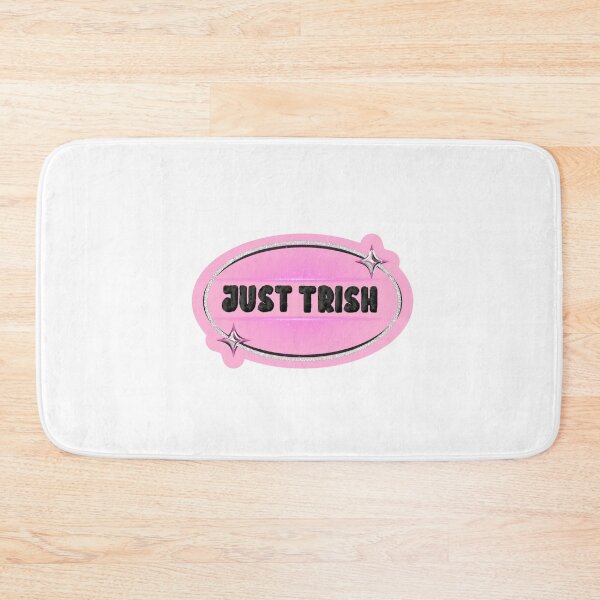Item preview, JUST TRISH, TRISHA PAYTAS, BLACK FUZZY LETTERS, GLITTER designed and sold by larissa-myrie.