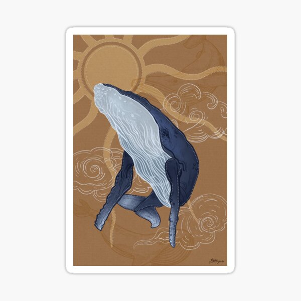 Item preview, Humpback Whale designed and sold by EmilyRuysArt.