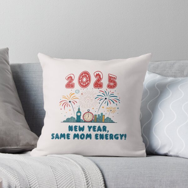 Item preview, New Year, Same Mom Energy – Fun Midnight Countdown Clipart Design designed and sold by DesignMindSG.