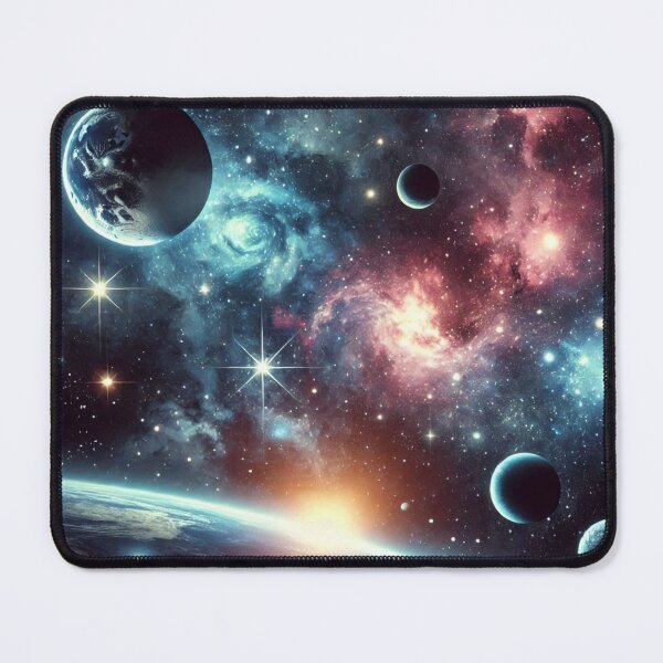 Item preview,  Glow in the Dark Galaxy space theme featuring stars, planets, and nebulae designed and sold by KamalaDesign.