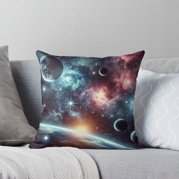 Item preview,  Glow in the Dark Galaxy space theme featuring stars, planets, and nebulae designed and sold by KamalaDesign.