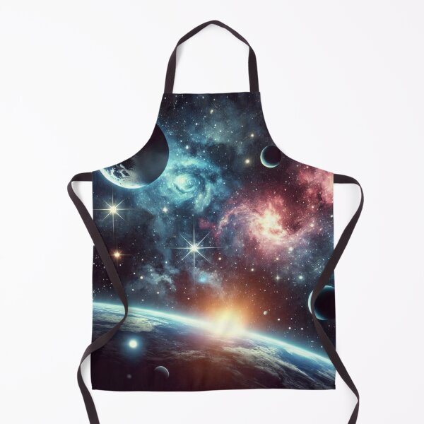 Item preview, Glow in the Dark Galaxy space theme featuring stars, planets, and nebulae designed and sold by KamalaDesign.