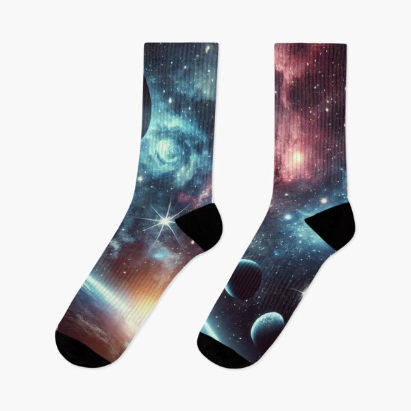Item preview,  Glow in the Dark Galaxy space theme featuring stars, planets, and nebulae designed and sold by KamalaDesign.