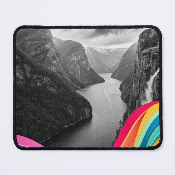 Item preview, Fiord Symphony: Waves of Color and Monochrome Majesty designed and sold by fc2c.