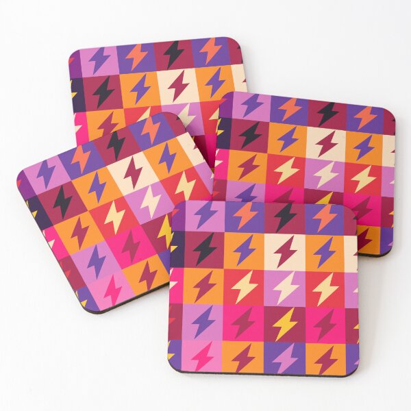 Item preview, Electric Vibes - Multicolor Lightning in Shades of Pink and Purple designed and sold by Timegraf.