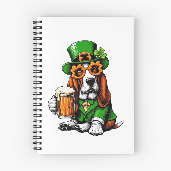 Item preview, Basset Hound St Patrick's Day designed and sold by doodIllustrate.