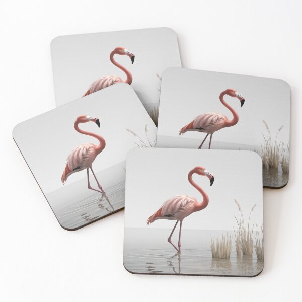 Item preview, Flamingo in a Serene Landscape designed and sold by SolMagique.