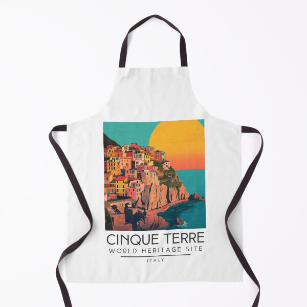 Item preview, A Vintage Travel Art of Cinque Terre - Italy designed and sold by GoodOldVintage.