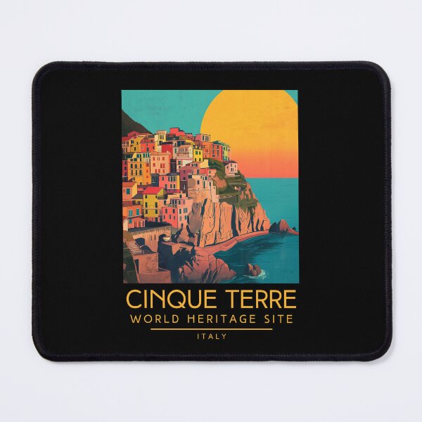 Item preview, A Vintage Travel Art of Cinque Terre - Italy  designed and sold by GoodOldVintage.