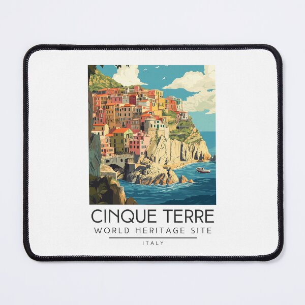 Item preview, A Vintage Travel Art of Cinque Terre - Italy  designed and sold by GoodOldVintage.